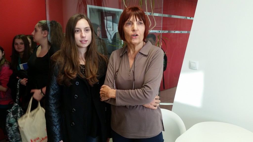 Zastupnica čitatelja Ružica Cigler i Antonija Kos