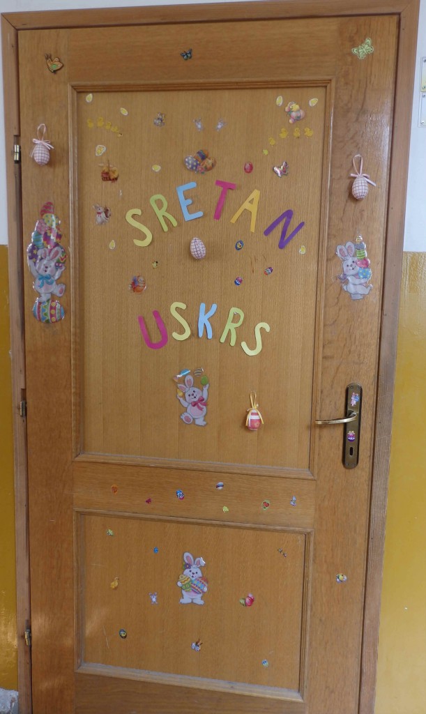 Vrata učionice glazbenog - uređivali su učenici 8.a