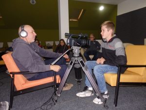 Voditelj Boris Poljak i Marko Puškar